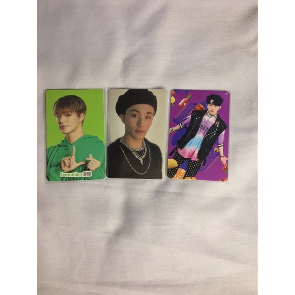 photocard lemonilo jeno, jaemin & pc mark lee official nct, pc doy teil smcu