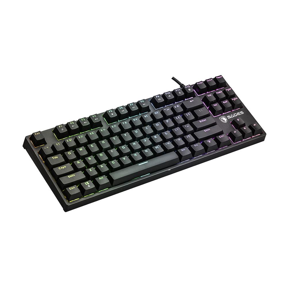 Keyboard Gaming Mechanical TKL Sades Khanda / Removable Switch