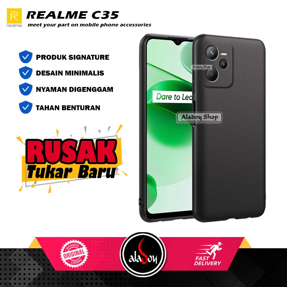 Soft Case Realme C35 2022 Ultra Slim Premium Casing