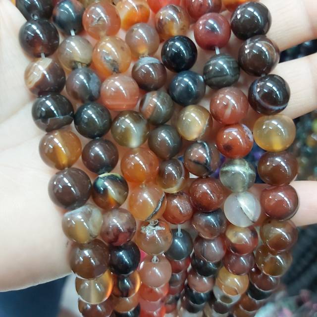 Bahan gelang Batu alam agate