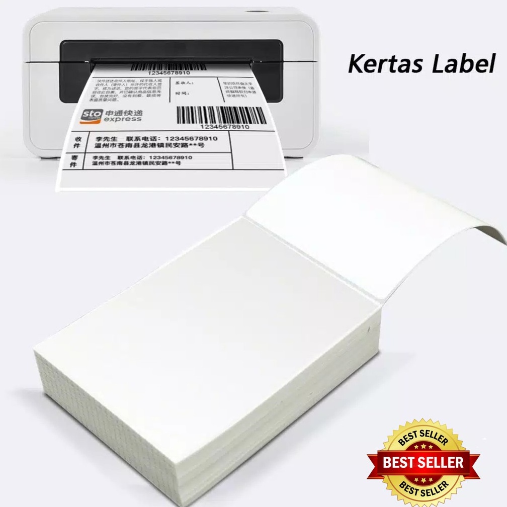 

GOGO Kertas Lebel Thermal 100x150 isi 500 Lembar Sticker Receipt Printer Barcode Xpinter