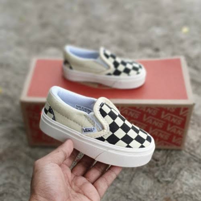 Sepatu vans slip on checkerboard kids sepatu anak anak sepatu kids