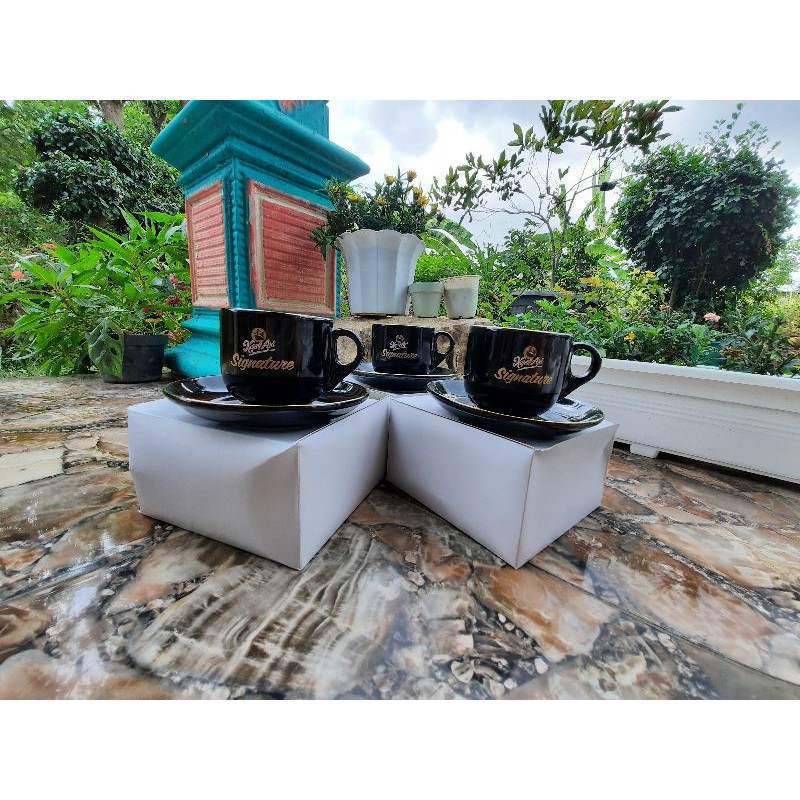 cangkir kapal api signature | cangkir keren | cangkir hitam | cangkir unik