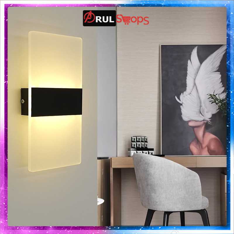 TaffLED Lampu Dinding LED 6W 3000K Warm White 22x11cm - F0011