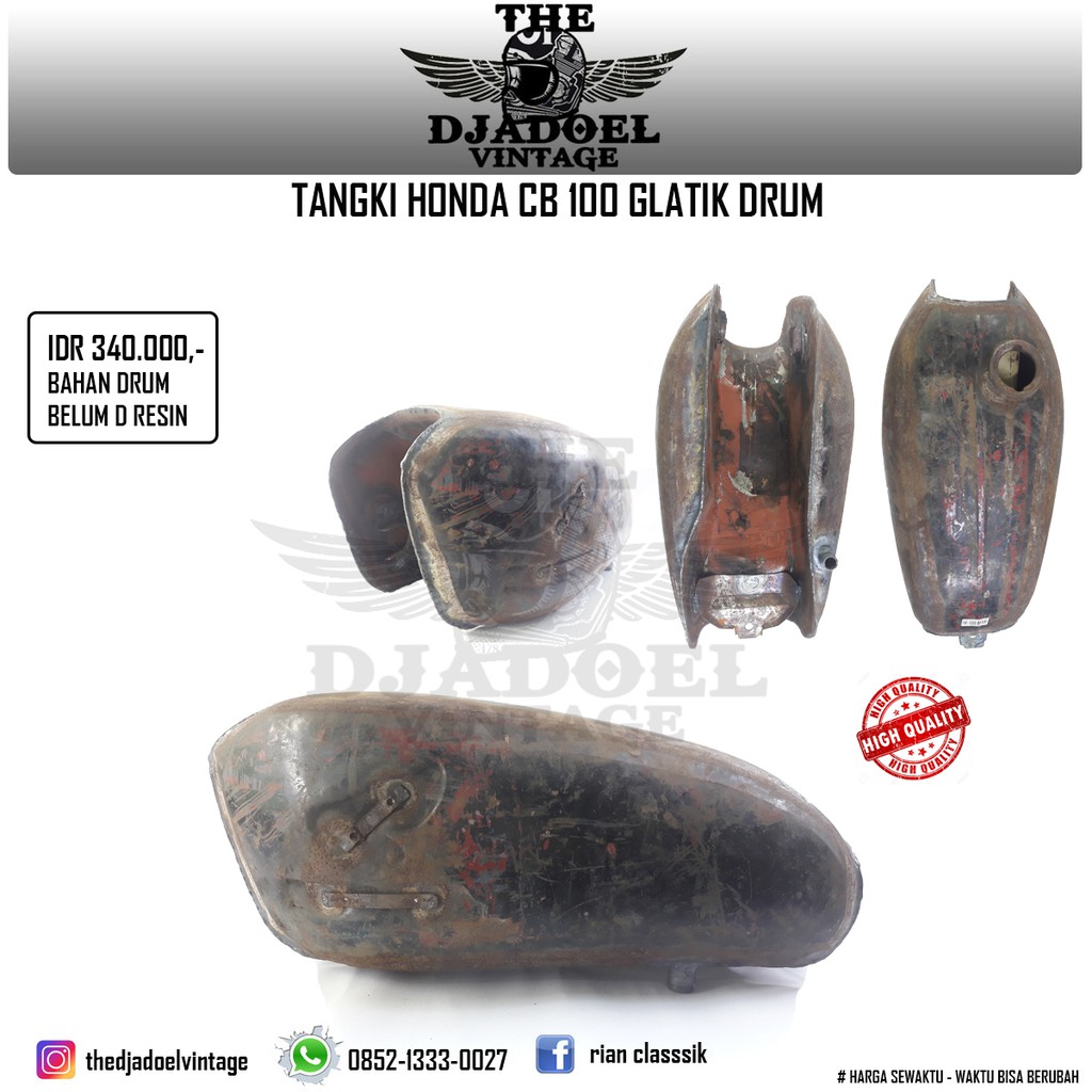 TANGKI HONDA CB 100 GLATIK DRUM  / TANGKII HONDA CB DRUM