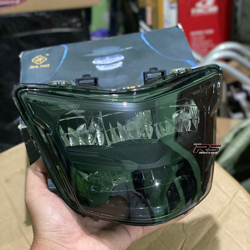 Jual LAMPU DEPAN HEAD LAMP LED MX KING / MX150 ZHIPAT ORIGINAL Shopee