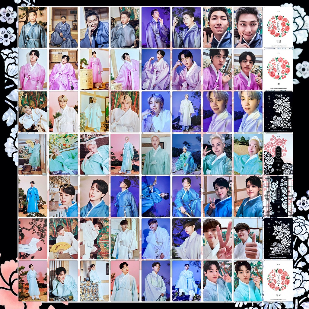 8pcs / set Kartu Foto Kpop BTS DALMAJUNG BASIC / SPECIAL Untuk Hadiah Army