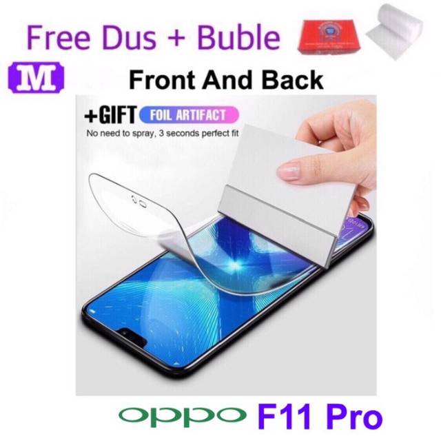 Oppo F11 Pro Oppo F11 Pro - MAXFEEL Hydrogel Premium Screen Full Set