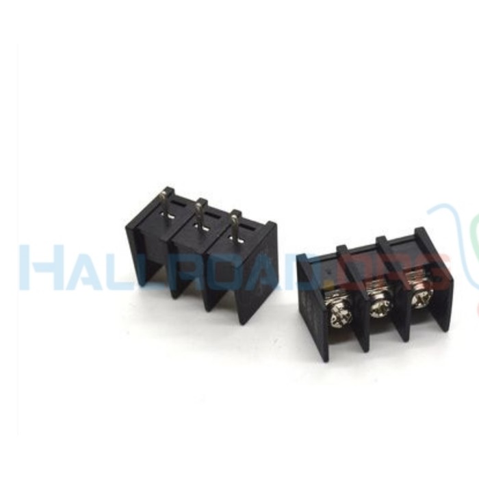 KF45 Terminal Block pitch 9.5mm Hitam 3P PCB 3 Pin p KF 45 baut Berkualitas blok 9.5 mm