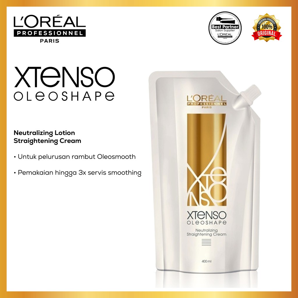 L'OREAL EXTENSO  OLEOSHAPENeutralizing Straightening Cream Step2 400ml