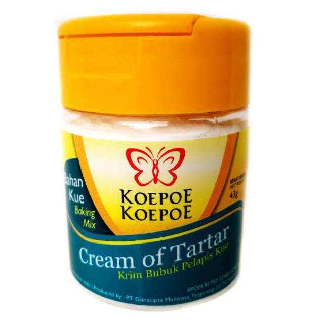 Cream Of Tartar Kupu-Kupu 43gr