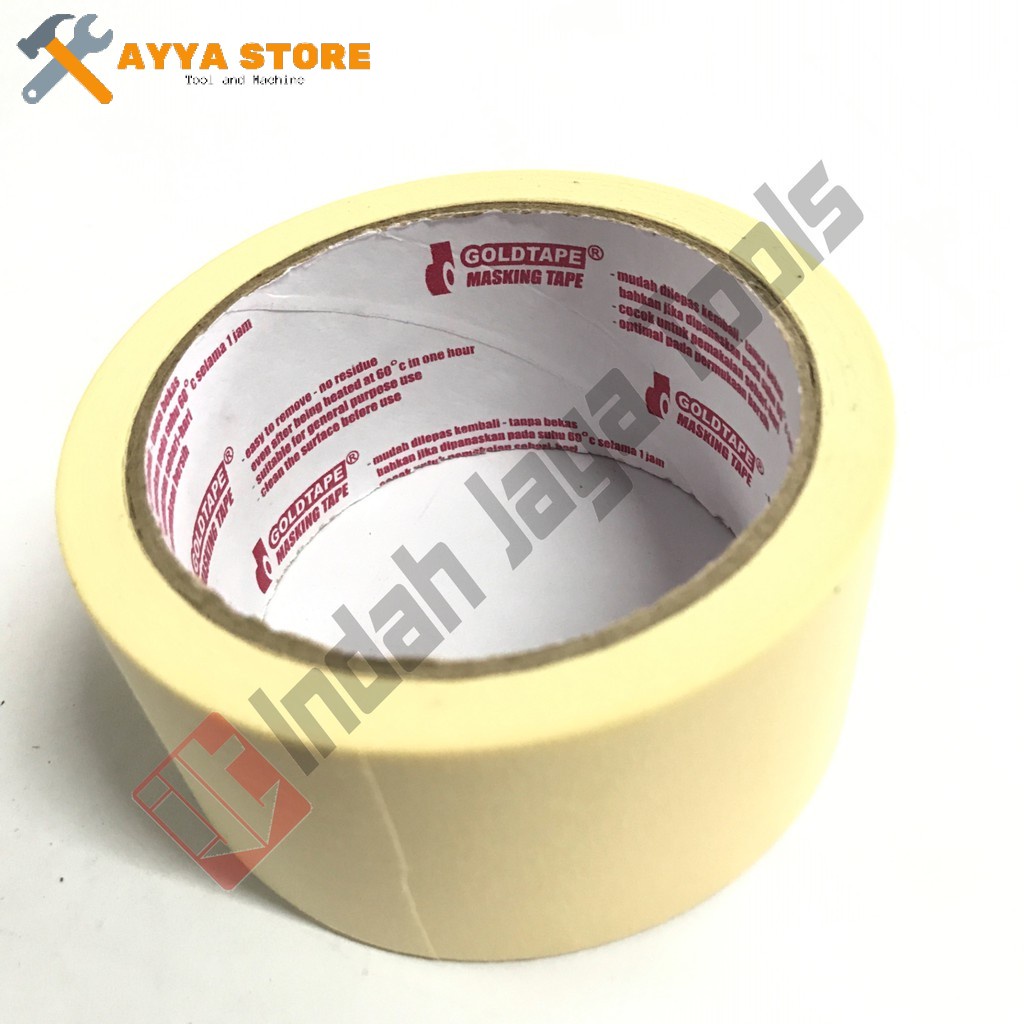 

GOLDTAPE Masking Tape 2 Inch - Lakban Kertas Ayya