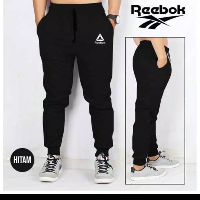  CELANA  JOGGER  TRAINING PANJANG SWEATPANTS PANJANG HITAM  