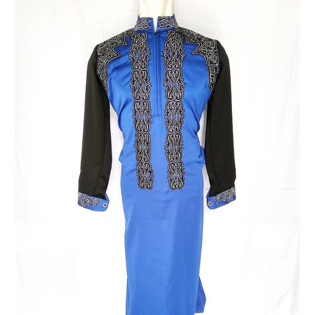Baju Gamis pria Bordir Renda Djiharkah Fashion