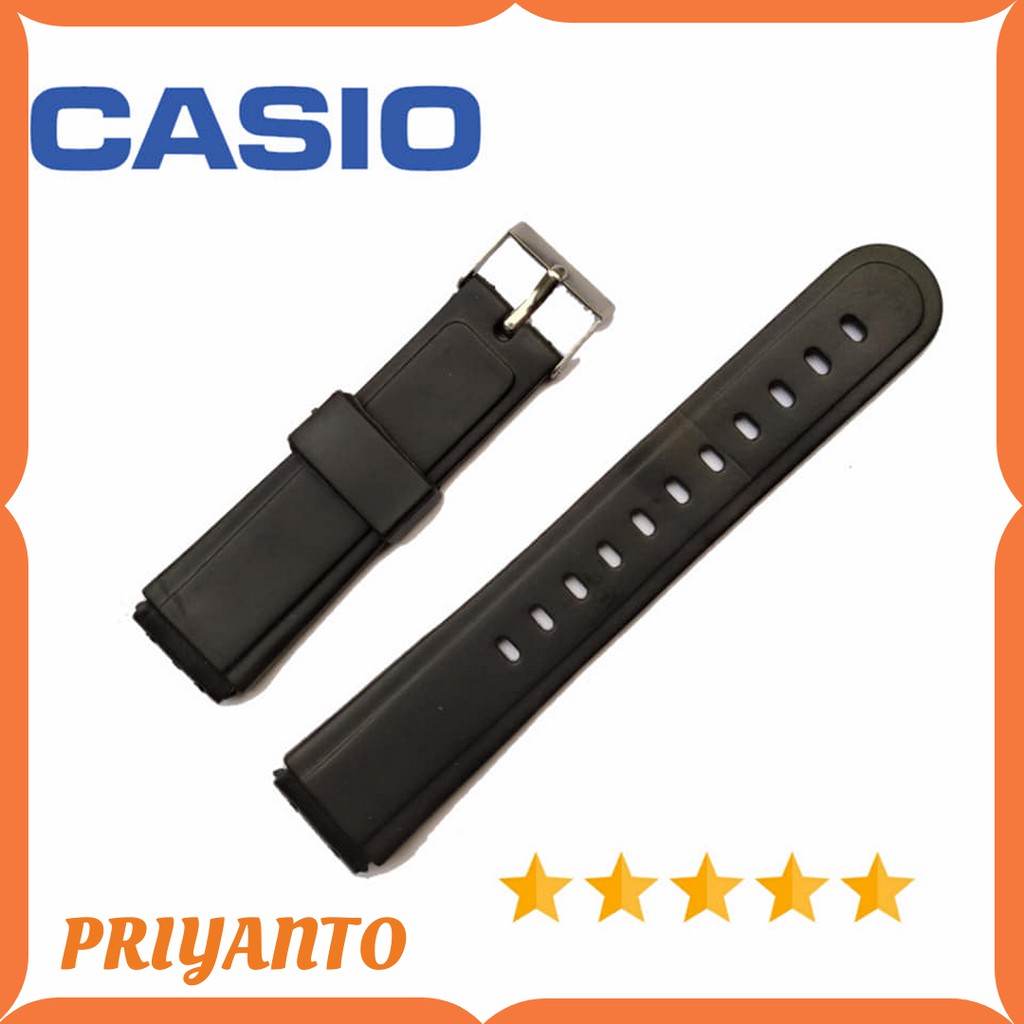 Strap Tali Jam Tangan Casio Aw-90 Aw 90 Aw90 Hitam Free Pen