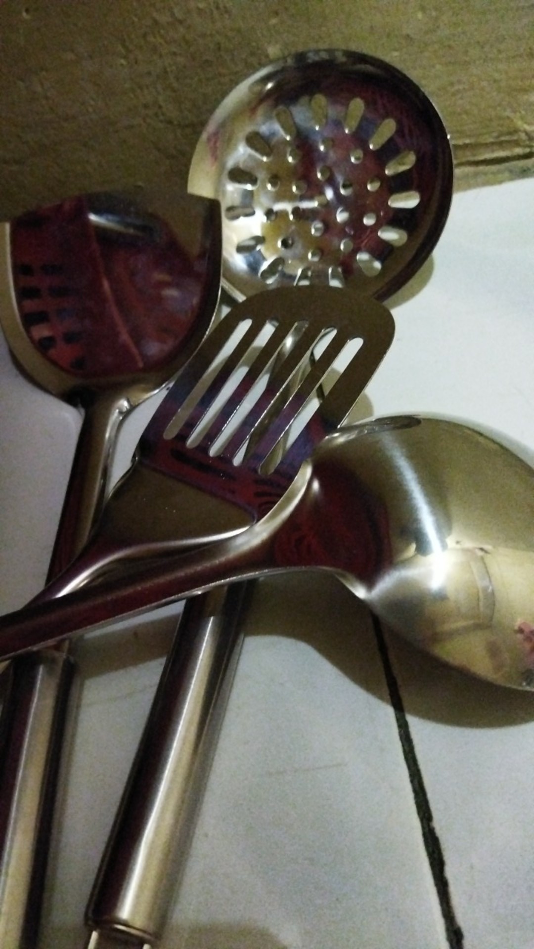 【terima Grosir】shukoo  Alat Masak  Set Peralatan Dapur Spatula Stainless Steel