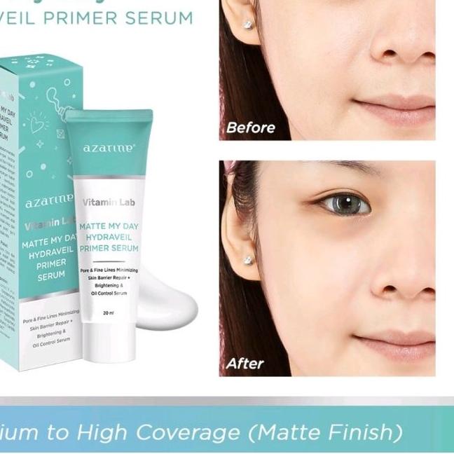Diskon✔️AZARINE HYDRAVEIL PRIMER SERUM 20 gr | Let It Glow | Matte My Day|SQ3