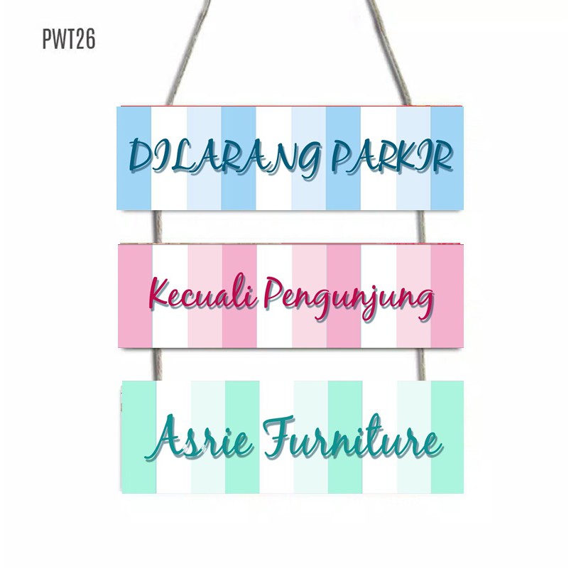 hiasan dinding dilarang parkir