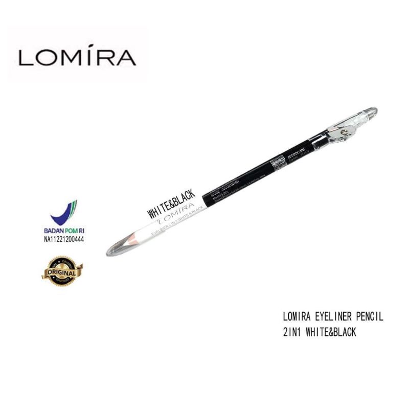 Lomira 2in1 Eyeliner White &amp; Black