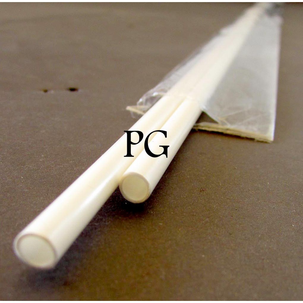 Pipa PVC Bulat Kosong 4mm Bahan Maket Diorama Stick Stik 4 mm Per Pak Isi 2