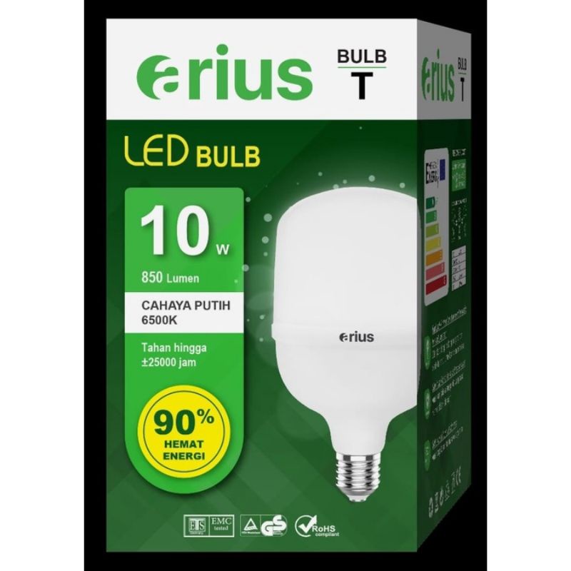 Arius Lampu Led Kapsul Bulb Murah/ Bohlam Arius Hemat Energi Bergaransi 10Watt