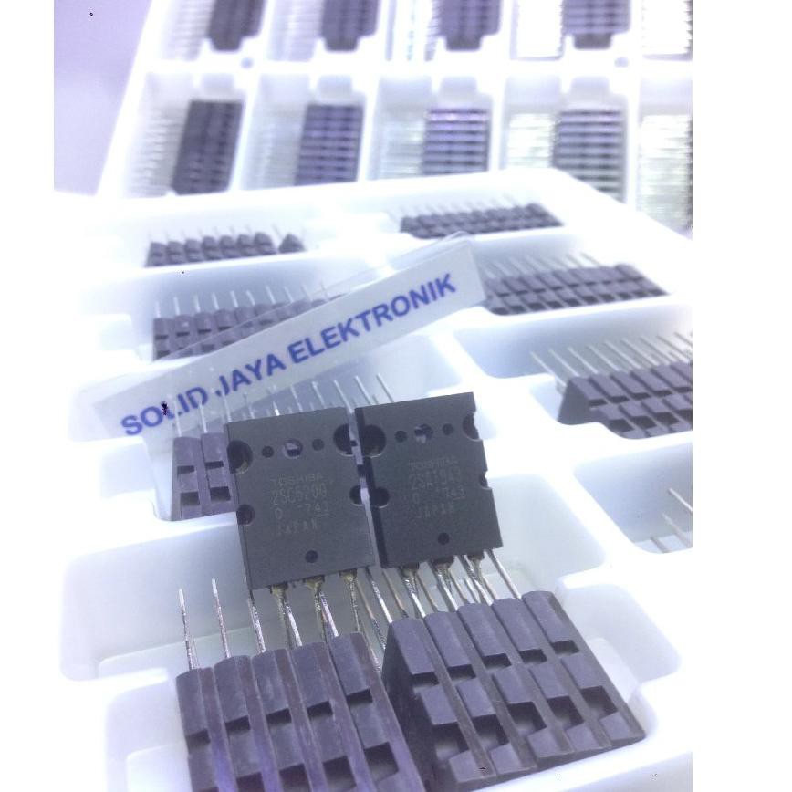 TRANSISTOR TOSHIBA 2SC5200 - 2SA1943 TR TOSHIBA 2SC 5200 2SA 1493 TR FINAL TOSHIBA ASLI ORIGINAL