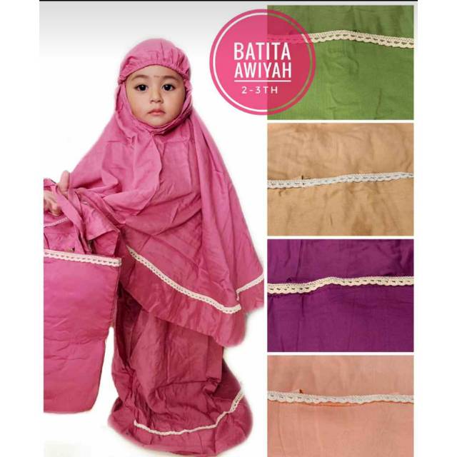 Mukena anak 2-3th.grosir dpt 5pc