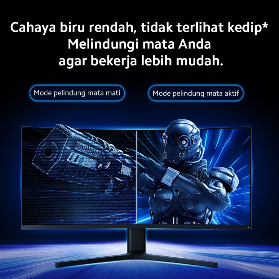 monitor Xiaomi 34 inch Curved Monitor Gaming | Xiaomi Mi Curved Gaming Monitor 34&quot; WQHD Layar Ultra Wide 144 Hz - Garansi 1 Tahun