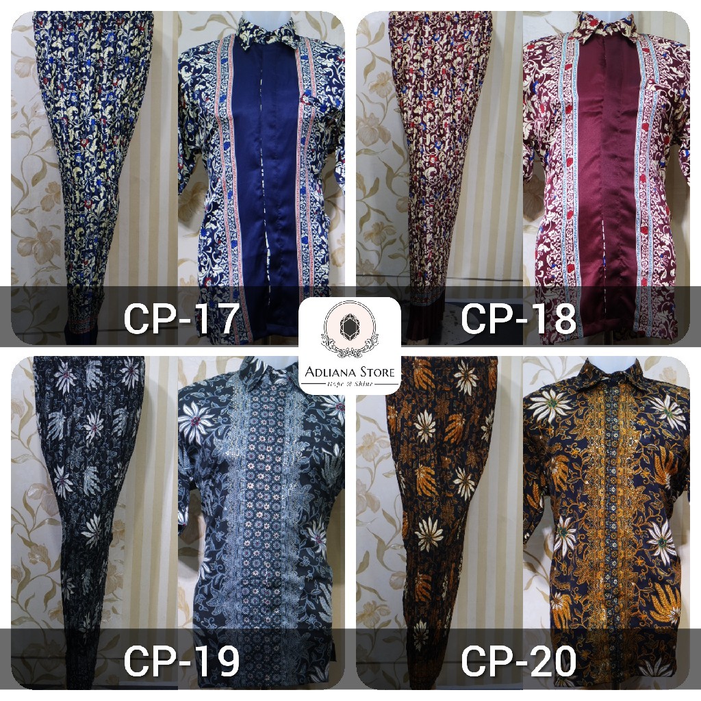 (COD)  Rok Plisket dan Kemeja Pria / Couple Plisket / Couple Batik / Batik Couple HANANIA KEBAYA COLLECTIONS