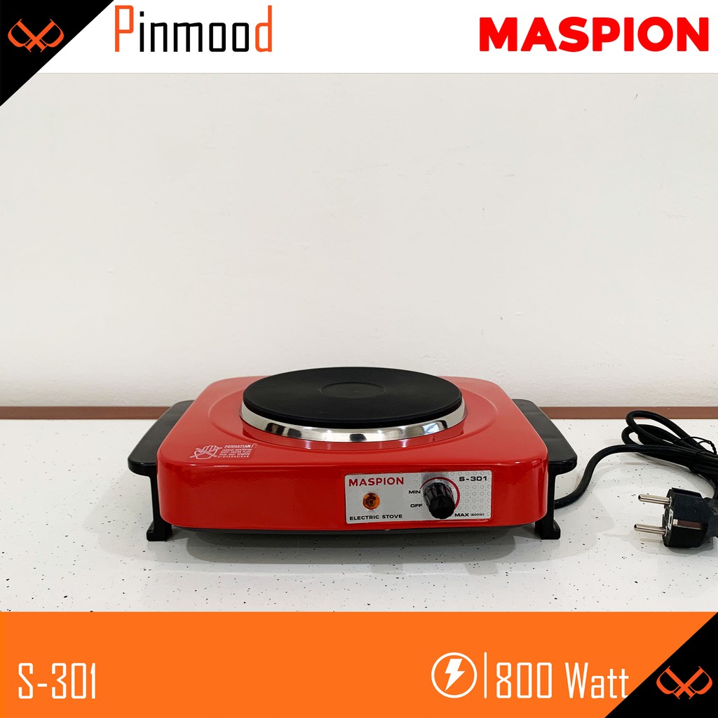 MASPION KOMPOR LISTRIK S-301 1 TUNGKU MURAH