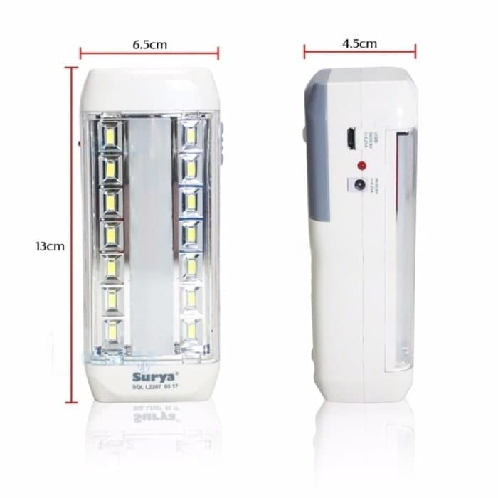 Lampu Darurat SURYA SQL L2207 Portable Emergency Lamp