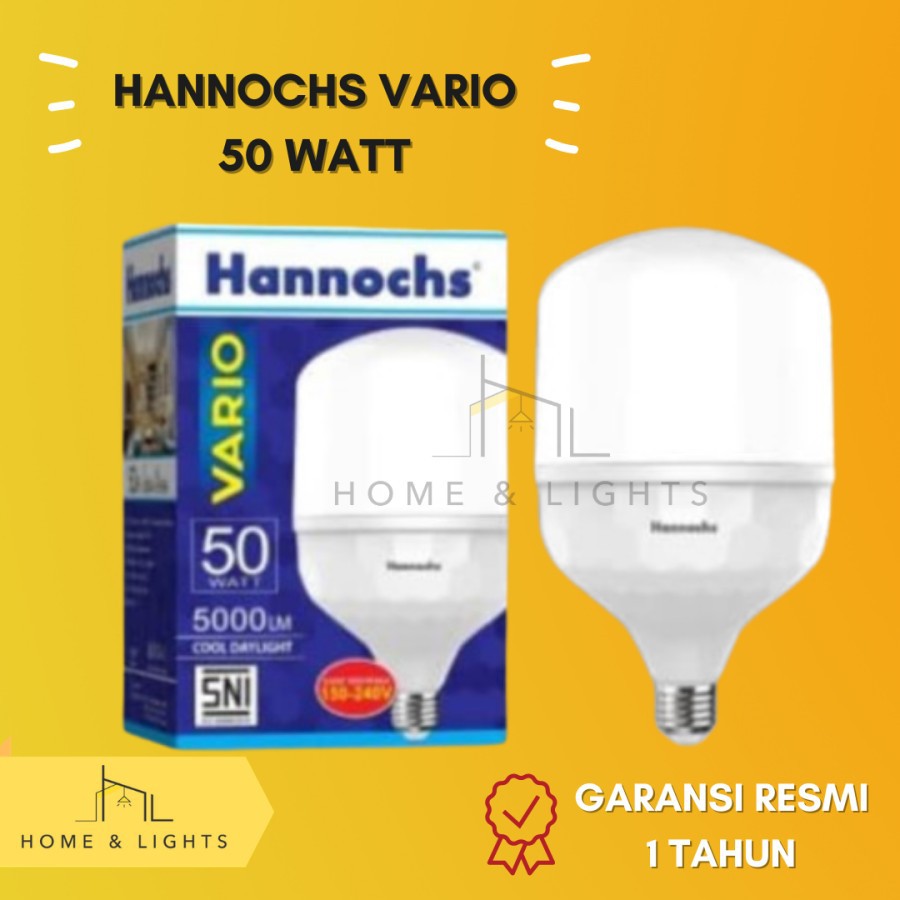 Hannochs LED Vario 45W, 50W Cool Daylight/Putih