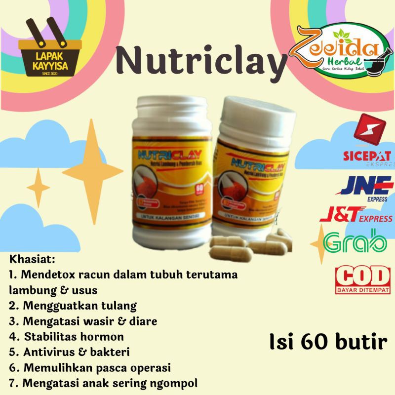 

Nutriclay zeeida herbal nutrisi lambung dan detox usus