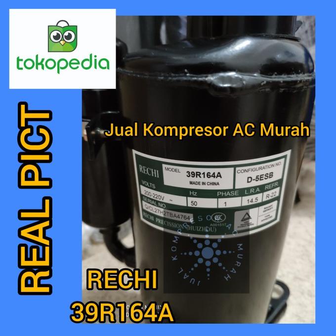 Kompresor Ac Rechi 39R164A / Compressor Rechi 39R164A / R22 / Rotary