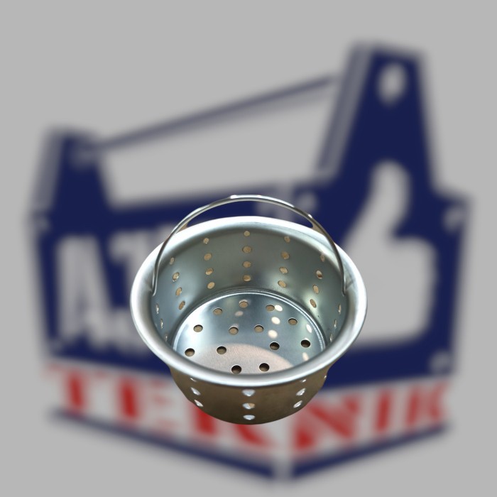 Keranjang sampah stainless saringan dalam afur wastafel cuci piring