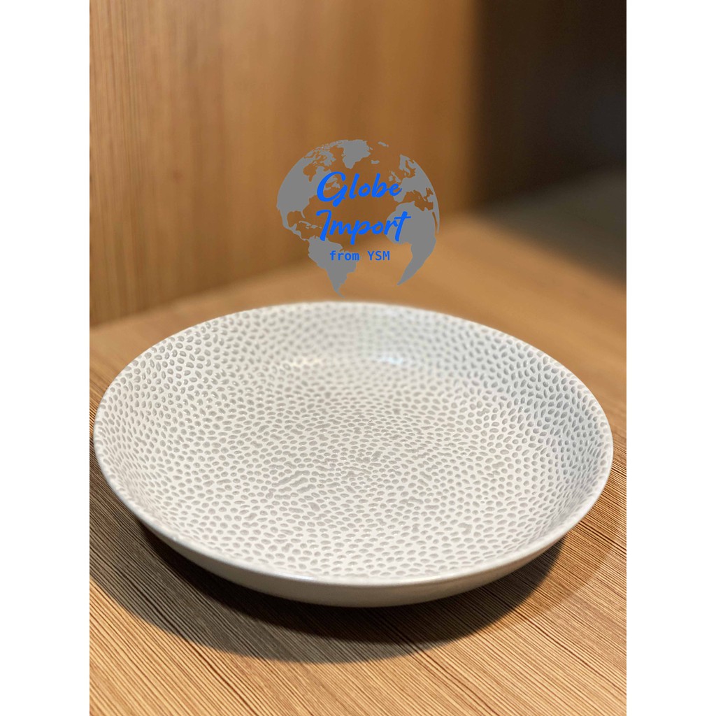 Piring Makan Dinner Plate Motif Spotted Hotel Resto Cafe