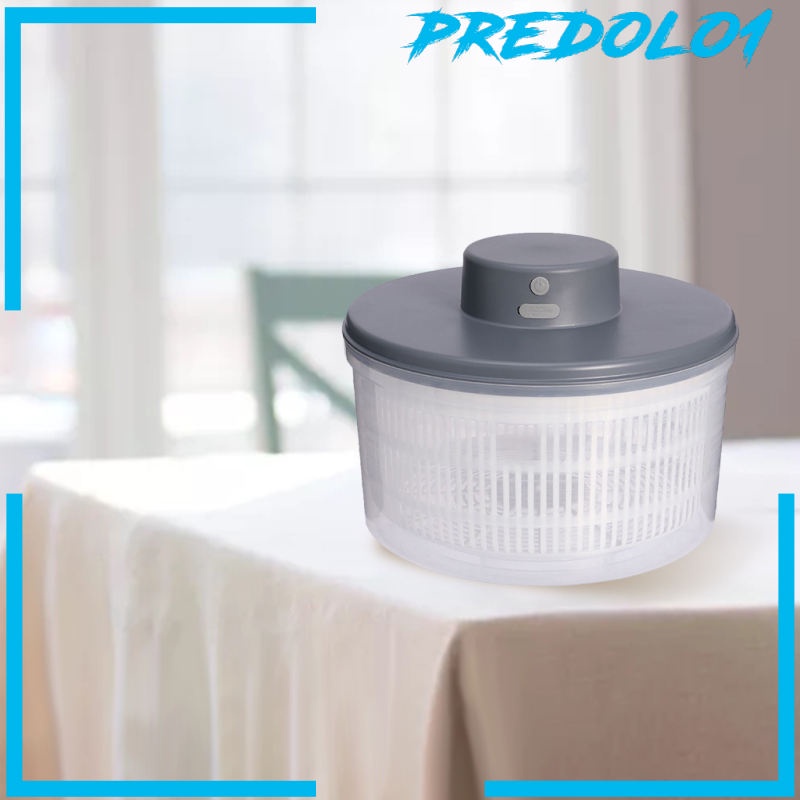 (Predolo1) Dehidrator Spinner Salad Elektrik Quick Dry Ukuran Besar