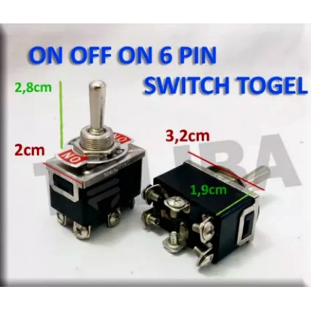 Saklar Switch 6 PIN 6P