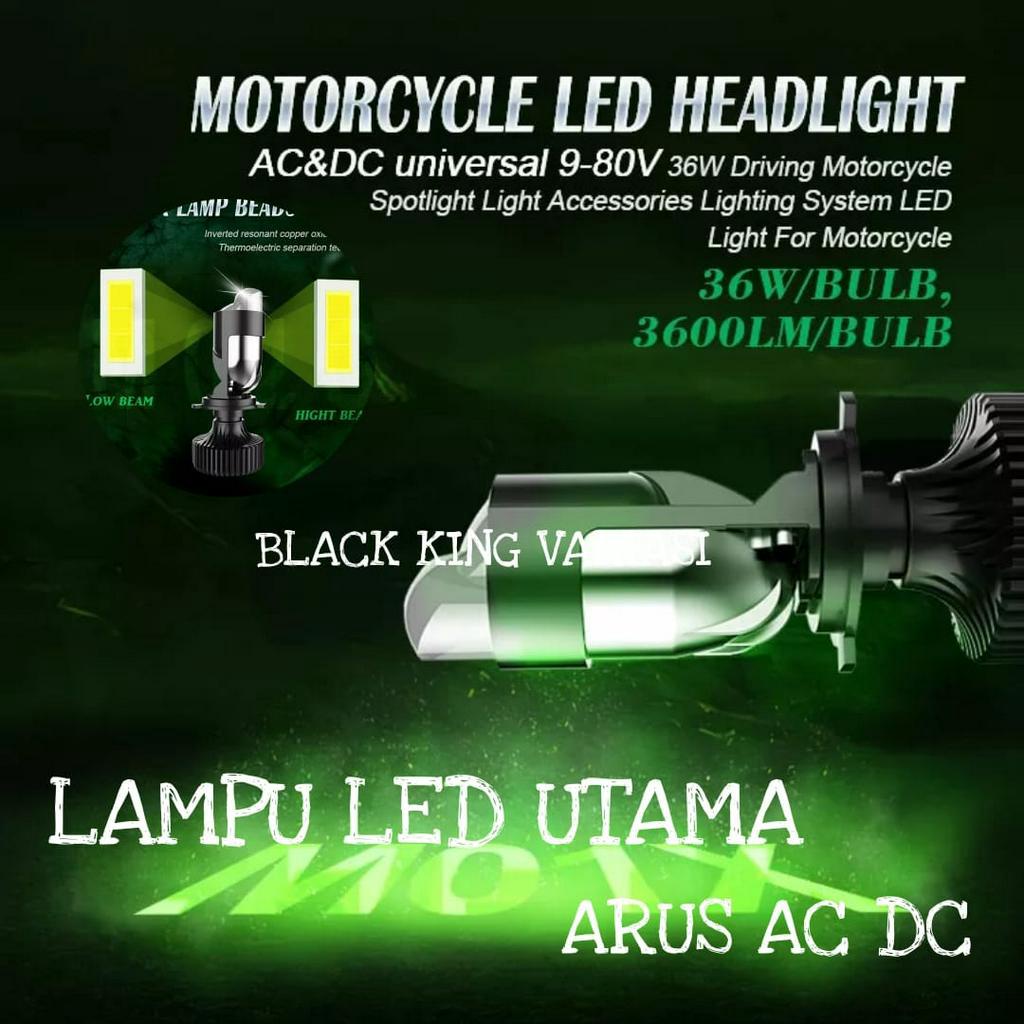 Lampu Utama Led Rtd M01X Mini Projector H4 Projie Lampu Utama H4 Projie LED Motor Lensa Motor Mobil Headlight Headlamp