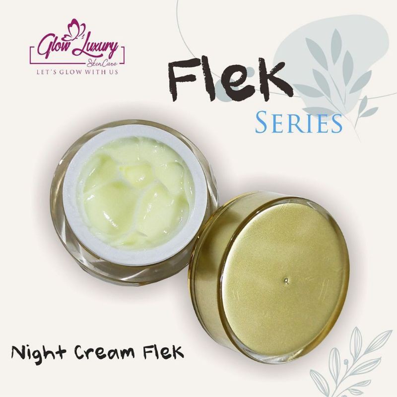 BPOM NIGHT GLOWLUXURY FLEK/CREAM MALAM/PENGHILANG FLEK