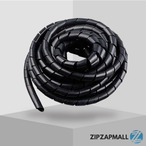 Spiral Pembungkus Kabel Listrik/Selang / Pembungkus Kabel Listrik Spiral Bakar Cas / Pelindung Kabel Listrik Rumah Fleksibel Dinding Bakar Spiral Luar / Spiral Kabel Listrik / Pelapis Pengait Kabel / Bungkus Kabel Selang Listrik / Selang Pembungkus Kabel