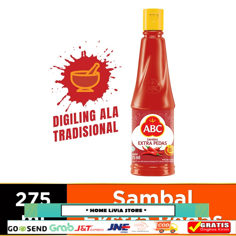 

ABC Sambal Extra Pedas 275 mL