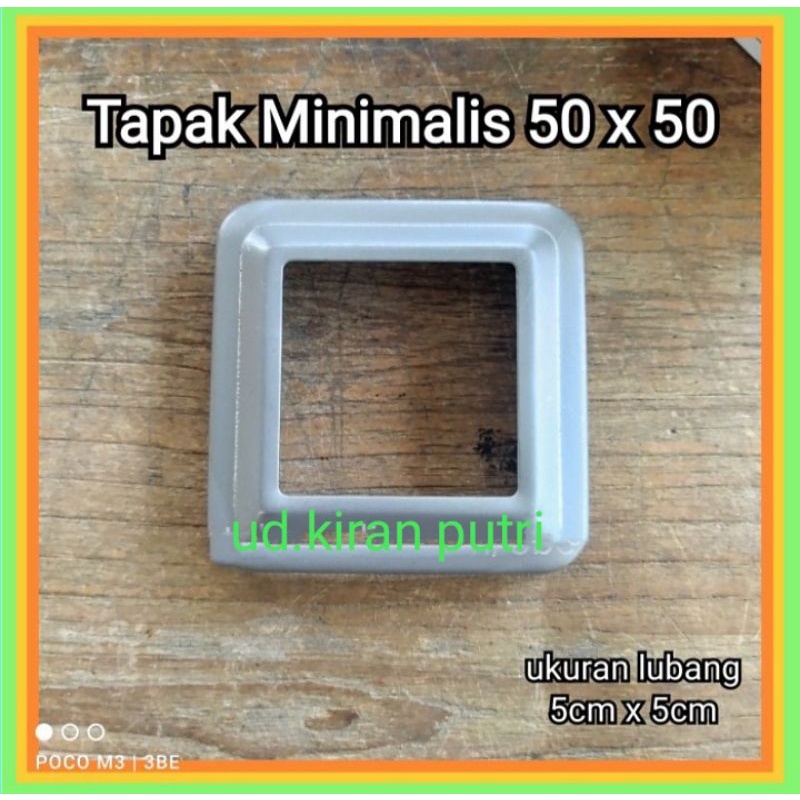 Ring hollow 50x50 tapak hollow minimalis ornamen pintu pagar besi