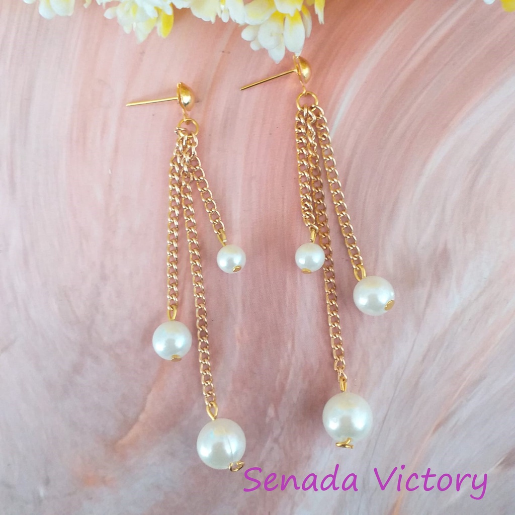 Senada Victory Anting Rantai Susun Aksesoris Wanita SVR01