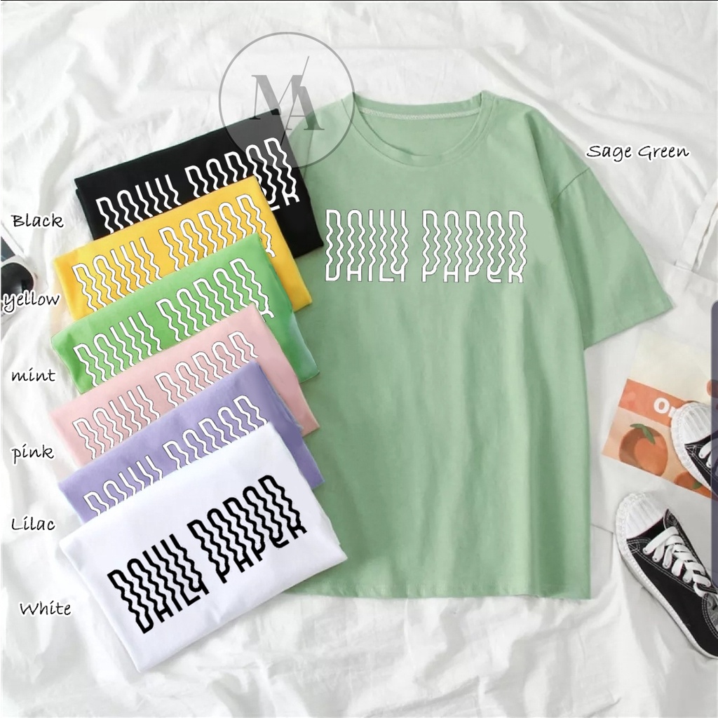 kaos daily paper sage green oversize
