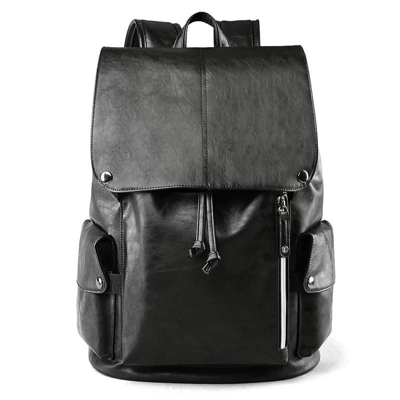 TAS RANSEL PRIA KULIT SINTETIS SLOT LAPTOP 16 INCH WATERPROOF SIZE BESAR