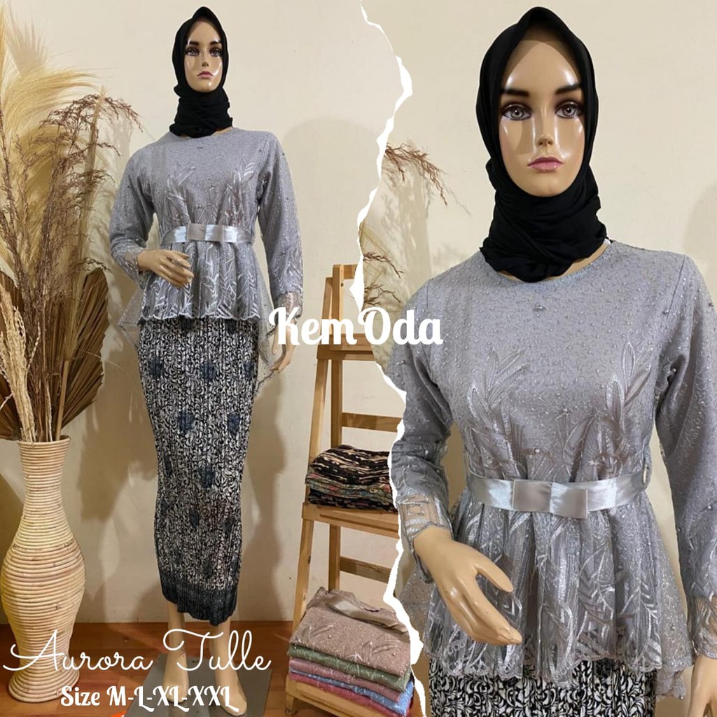 Set Kebaya Aurora Tulle Terbaru