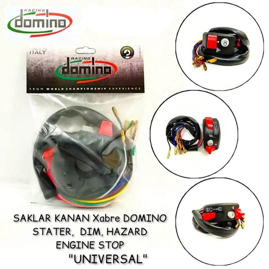 Saklar Xabre Saklar Kanan Domino Variasi Model Xabre Stater,Dim,Hazard,Engine Stop