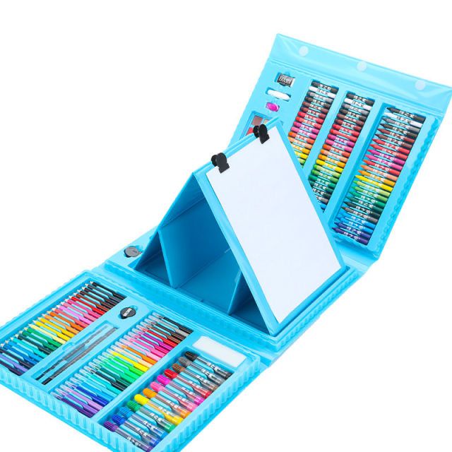 Crayon Anak Set Isi 208 Pcs Pensil Warna Alat Lukis Set Crayon Set