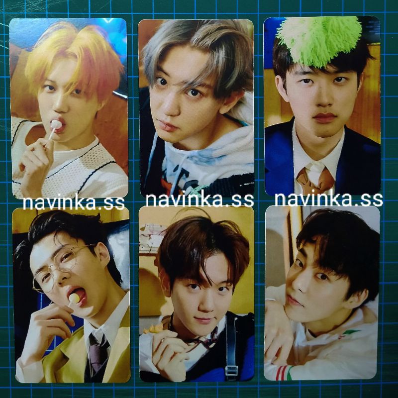 Photocard MUMO Chanyeol Baekhyun Sehun Kai D.O. Xiumin EXO DFTF Don't Fight The Feeling PC unofficia